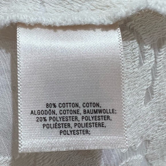 Anthropologie Vanessa Virginia lacework cotton blend top size small - Picture 7 of 7